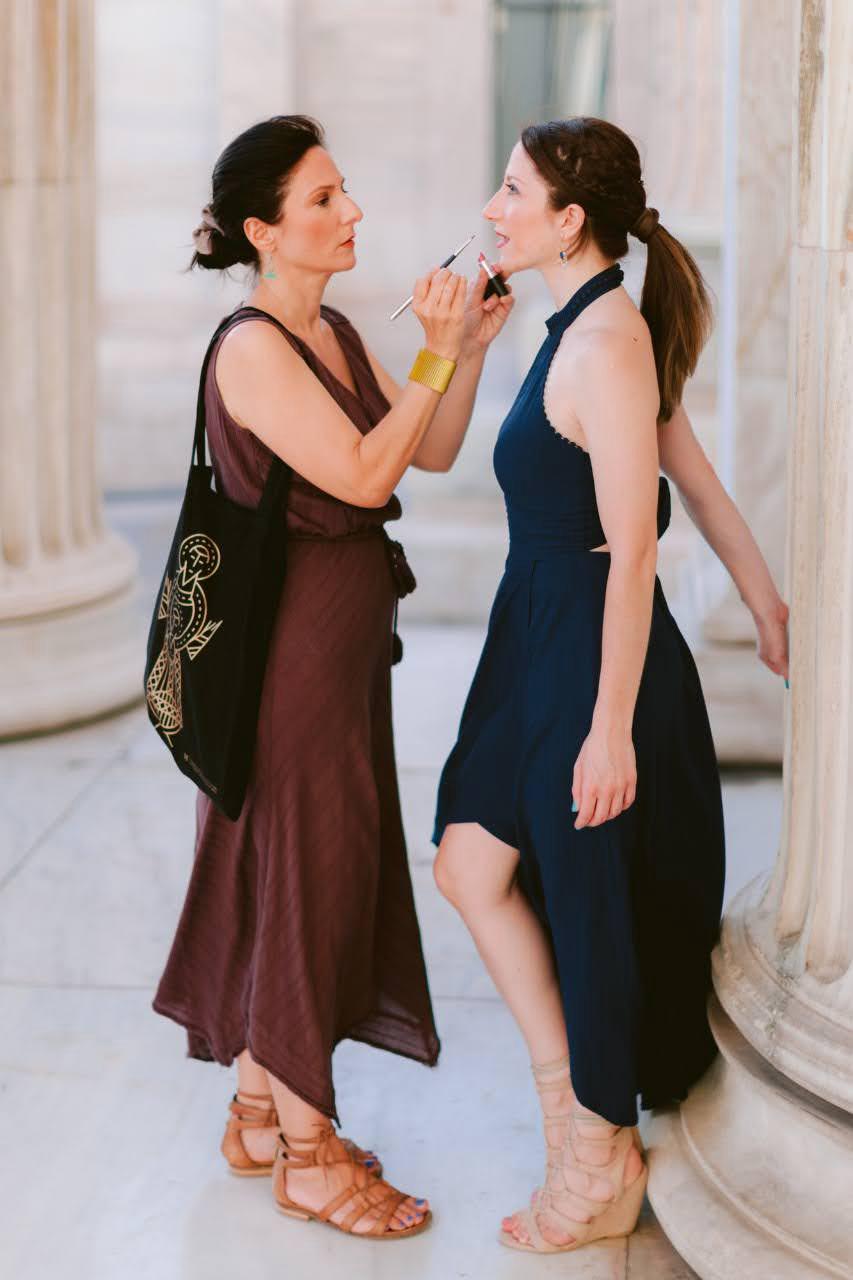 Vicky — The Makeup Artist at work